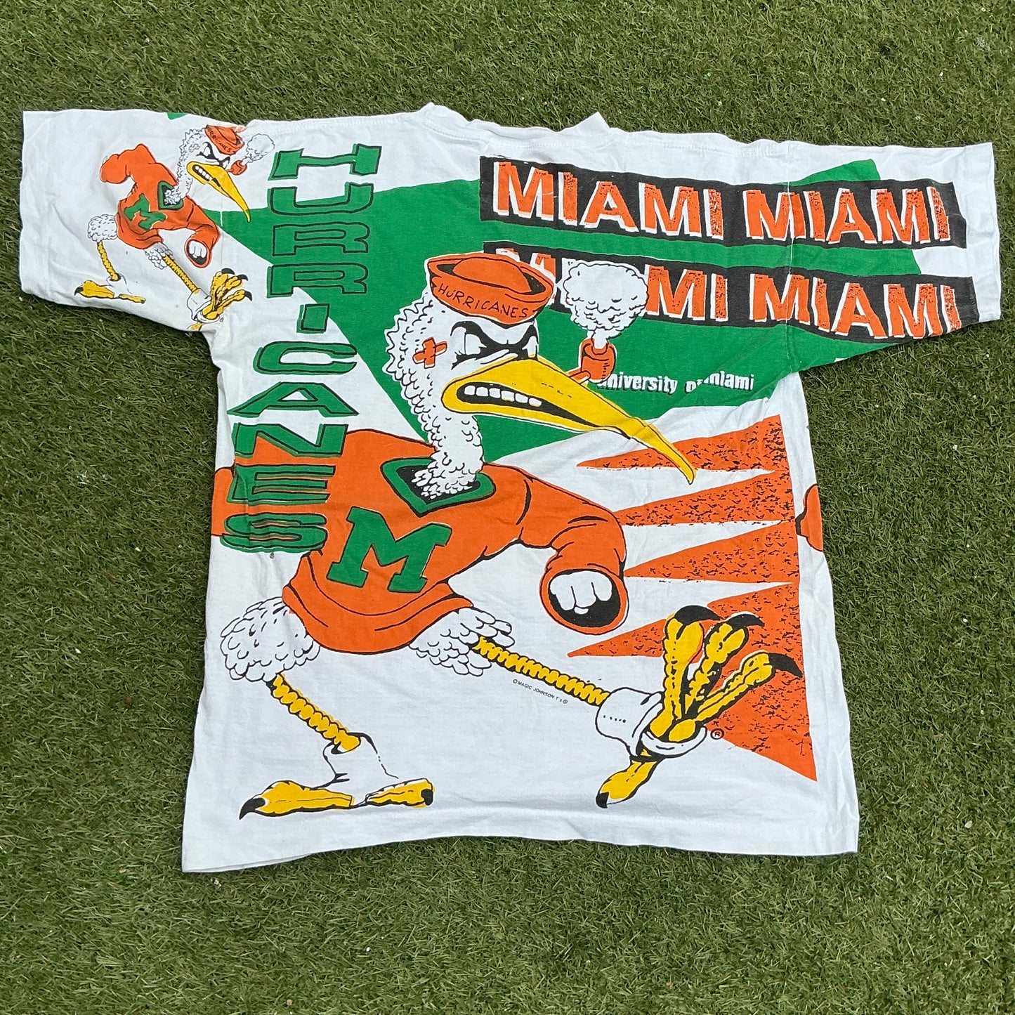 90s Sebastian Graffiti AOP Tee - L
