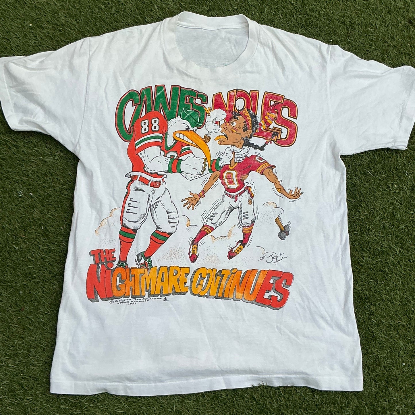 The Nightmare Continues - Wide Right II Tee - L