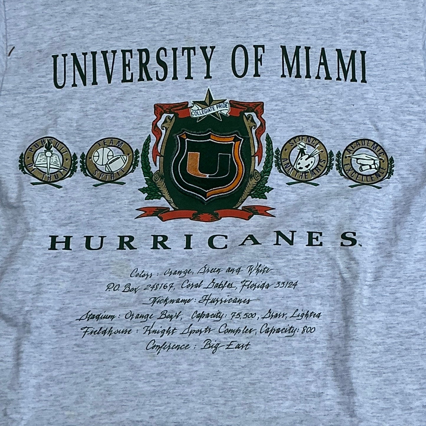 Collegiate Pride Tee - L