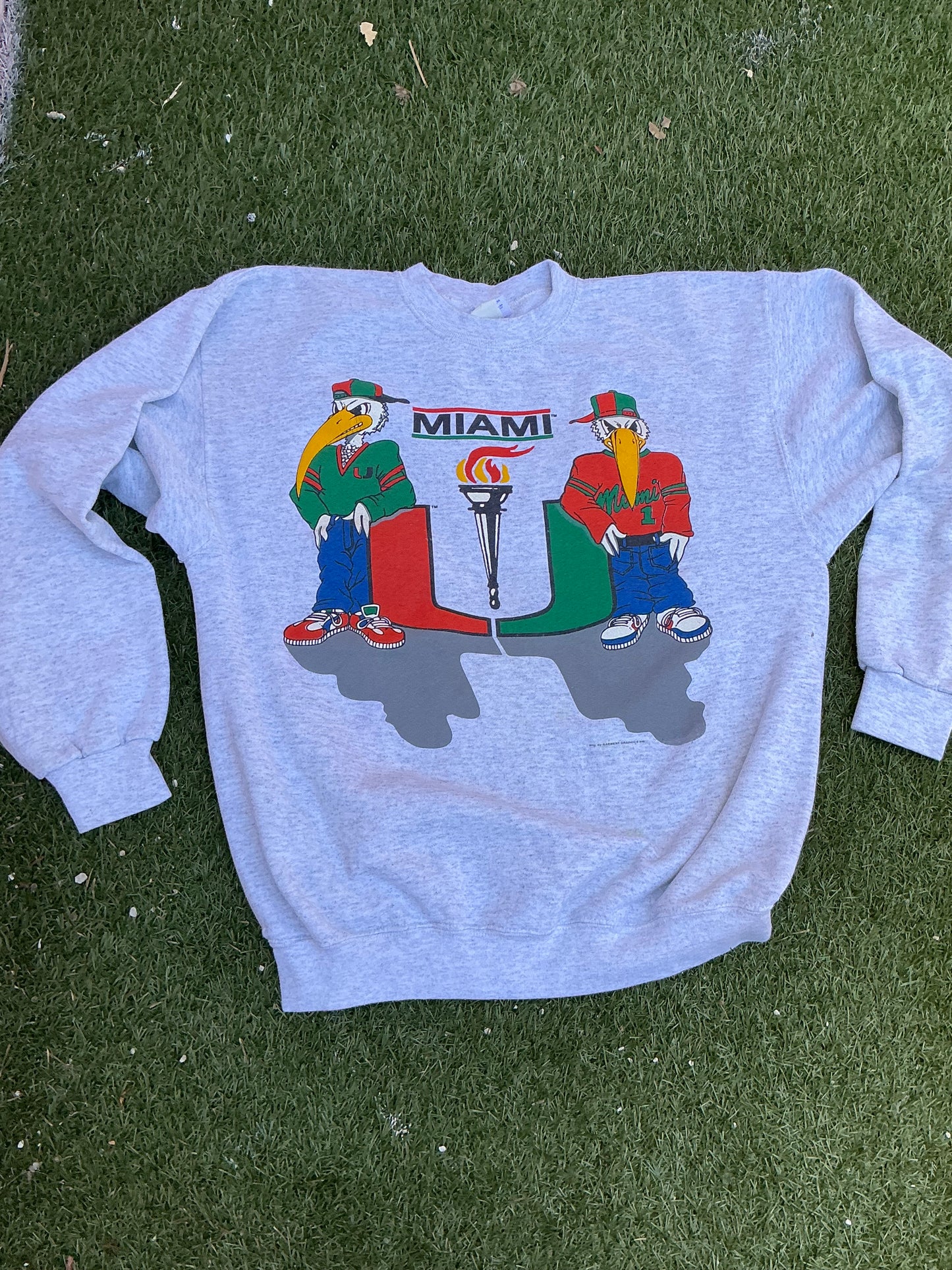 Double Trouble Swaggy Ibis Crewneck - L