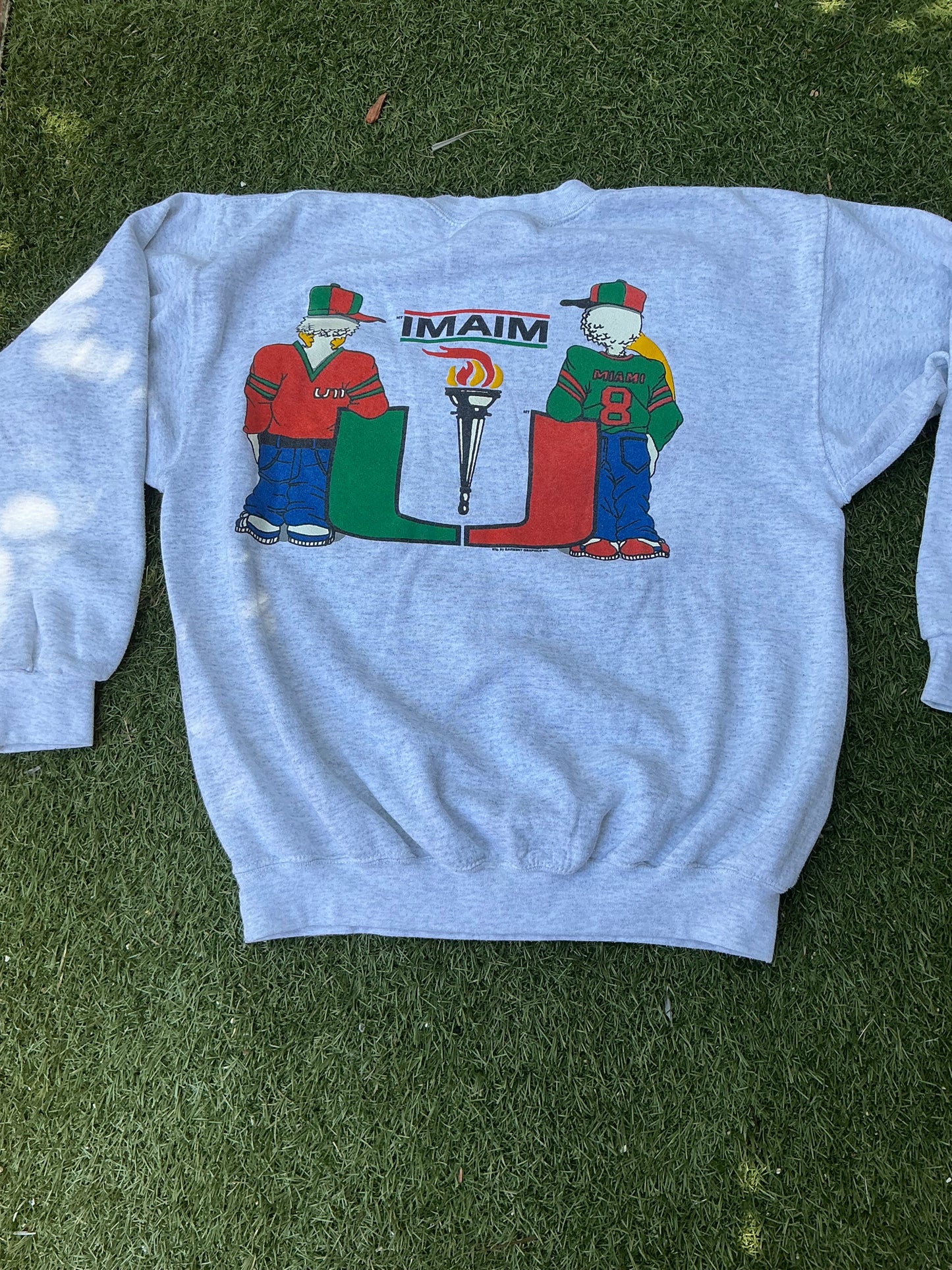 Double Trouble Swaggy Ibis Crewneck - L