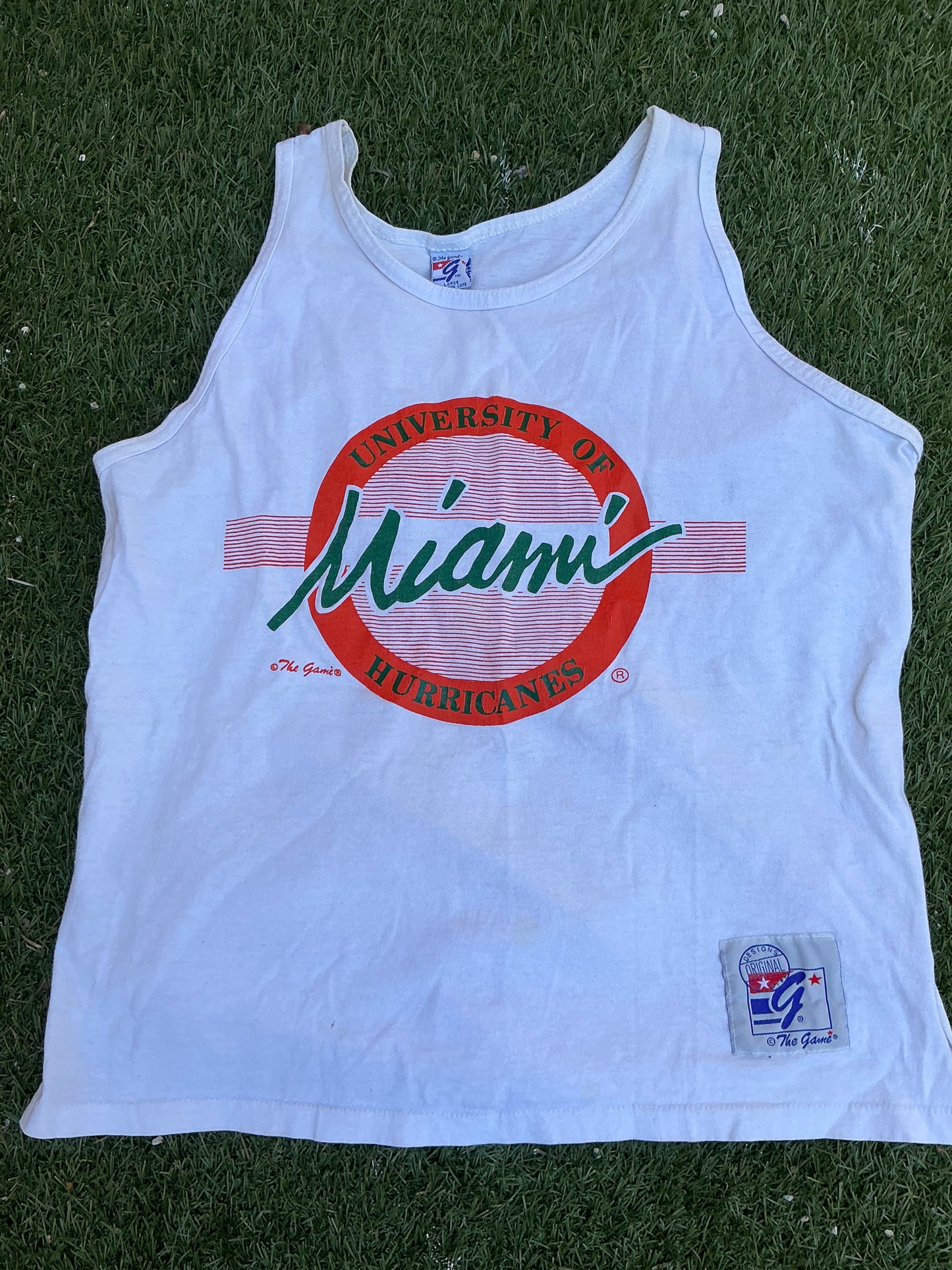 Classic Script Tank - L