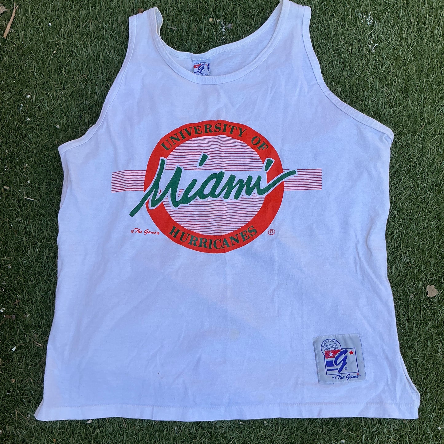 Classic Script Tank - L